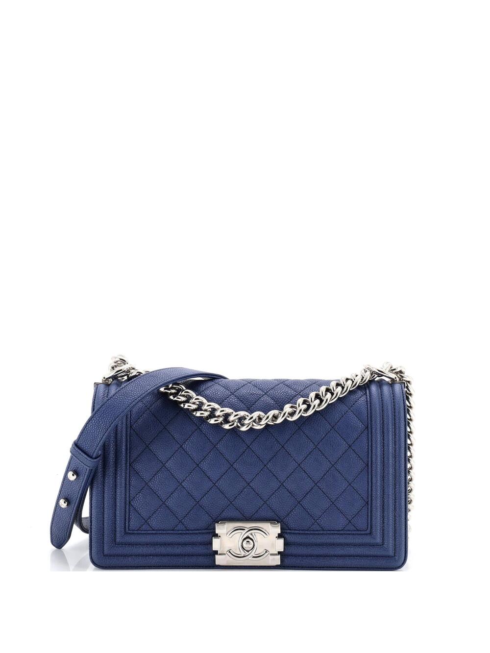 Chanel Boy Flap Bag Quilted Caviar Old #376798C44B